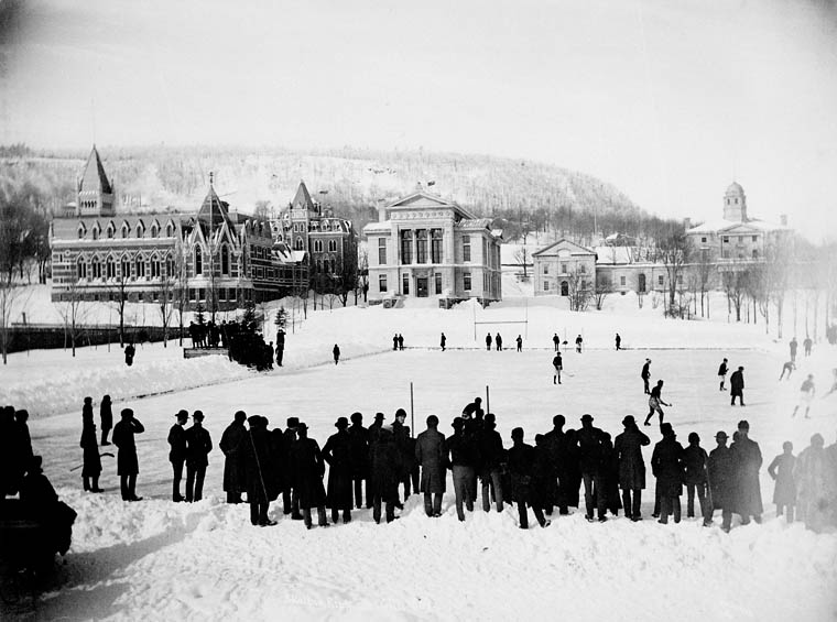 historie hokeje - utkání v roce 1884